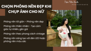 Cách Chọn Phông Nền Đẹp Khi Chụp Ảnh Cho Nữ